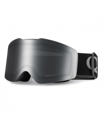 Qunature Black Frameless Ski Goggles - Black