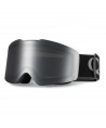Qunature Black Frameless Ski Goggles - Black