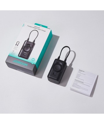 Joyroom JR-W13 5000mAh Wireless Power Bank for Apple Watch + USB-C and Lightning – Black