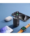 Joyroom JR-W13 5000mAh Wireless Power Bank for Apple Watch + USB-C and Lightning – Black
