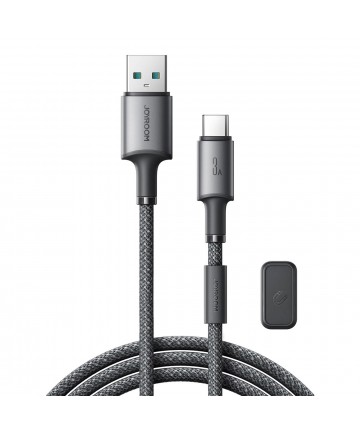 Joyroom S-A50 Unlimited Series 3A USB-A - USB-C Cable with Magnetic Organizer 1.2m - Gray