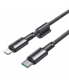 Joyroom S-A50 Unlimited Series 30W USB-C - Lightning Cable with Magnetic Organizer 1.2m - Gray