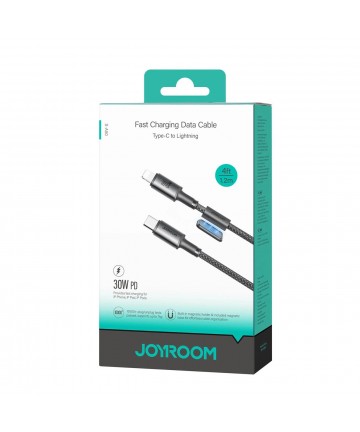 Joyroom S-A50 Unlimited Series 30W USB-C - Lightning Cable with Magnetic Organizer 1.2m - Gray