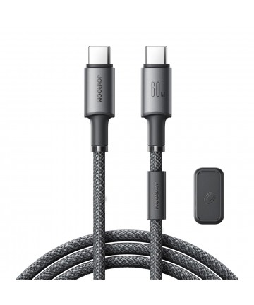 Joyroom S-A50 Unlimited Series 60W USB-C - USB-C Cable with Magnetic Organizer 1.2m - Gray