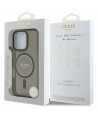 Guess IML Glitter Circle MagSafe case for iPhone 16 Pro Max - black