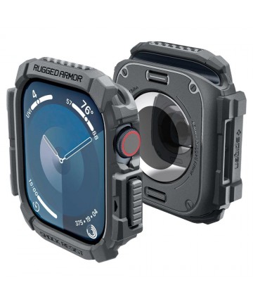Spigen Rugged Armor Case for Apple Watch 10 46mm - Gray