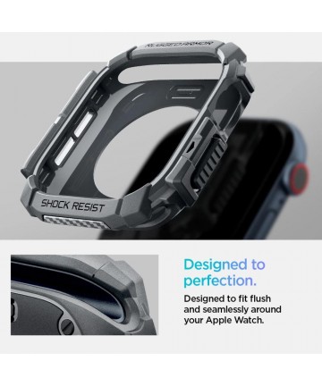 Spigen Rugged Armor Case for Apple Watch 10 46mm - Gray