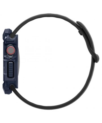 Spigen Rugged Armor Case for Apple Watch 10 46mm - Navy Blue