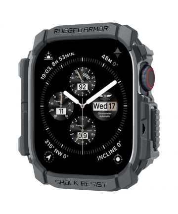 Spigen Rugged Armor Case for Apple Watch 10 46mm - Gray