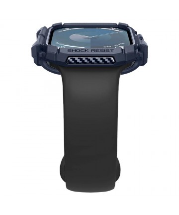 Spigen Rugged Armor Case for Apple Watch 10 46mm - Navy Blue