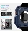 Spigen Rugged Armor Case for Apple Watch 10 46mm - Navy Blue