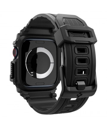 Spigen Rugged Armor Case for Apple Watch 10 46mm - Black