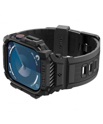 Spigen Rugged Armor Case for Apple Watch 10 46mm - Black
