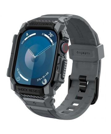 Spigen Rugged Armor Case for Apple Watch 10 46mm - Gray