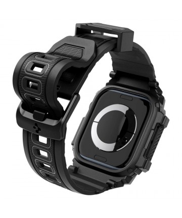 Spigen Rugged Armor Case for Apple Watch 10 46mm - Black