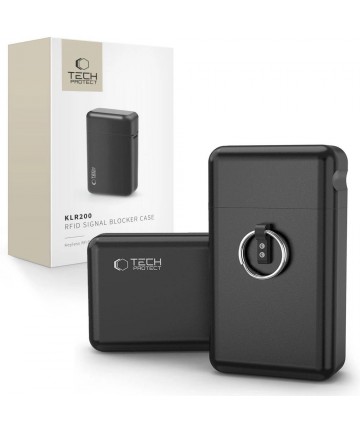 Tech-Protect KLR200 Metal Car Key Case RFID Blocking - Black
