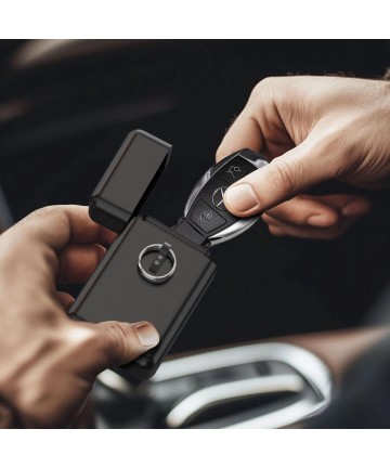 Tech-Protect KLR200 Metal Car Key Case RFID Blocking - Black