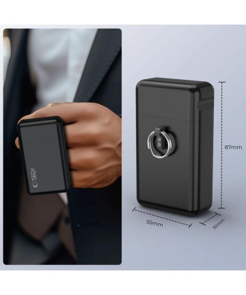 Tech-Protect KLR200 Metal Car Key Case RFID Blocking - Black