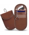 Tech-Protect KLR100 RFID Blocking Car Key Case - Brown