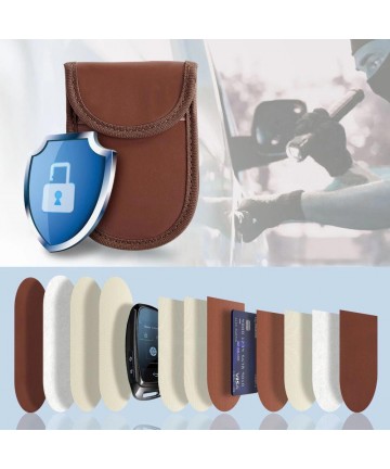 Tech-Protect KLR100 RFID Blocking Car Key Case - Brown