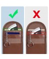 Tech-Protect KLR100 RFID Blocking Car Key Case - Brown