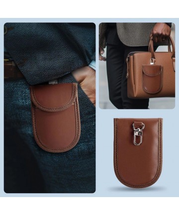 Tech-Protect KLR100 RFID Blocking Car Key Case - Brown