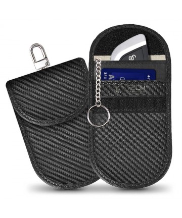 Tech-Protect KLR100 RFID Blocking Car Key Case - Black - Carbon