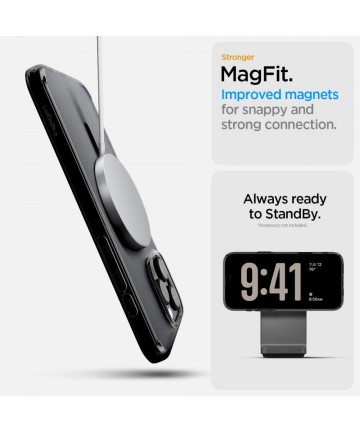 Spigen Ultra Hybrid "T" MagSafe Case for iPhone 16 Pro Max - Black