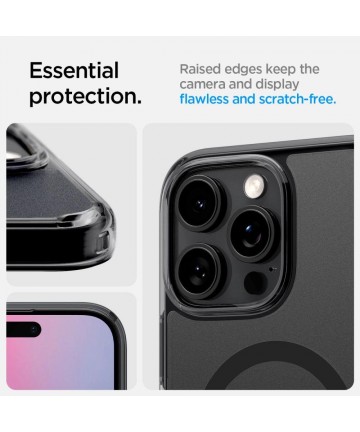 Spigen Ultra Hybrid "T" MagSafe Case for iPhone 16 Pro Max - Black