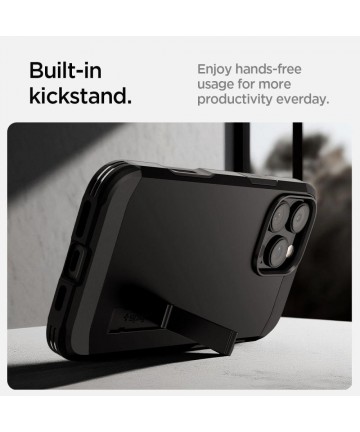 Spigen Tough Armor "T" MagSafe case for iPhone 16 Pro Max - black
