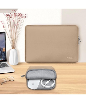 Tech-Protect Neoslim 15-16" Laptop Bag - Beige