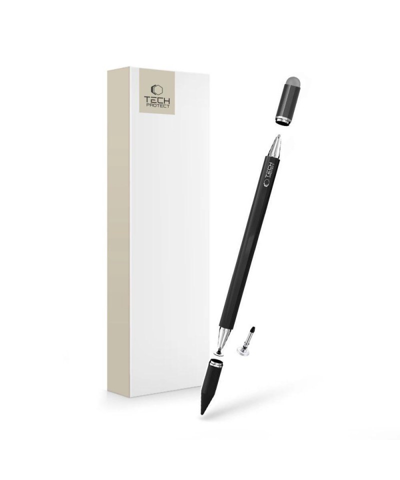 Tech-Protect USP200 3-TIP Stylus Passive Pen - Black