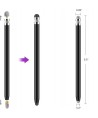 Tech-Protect USP100 4-TIP Touch Stylus Passive Pen - Black