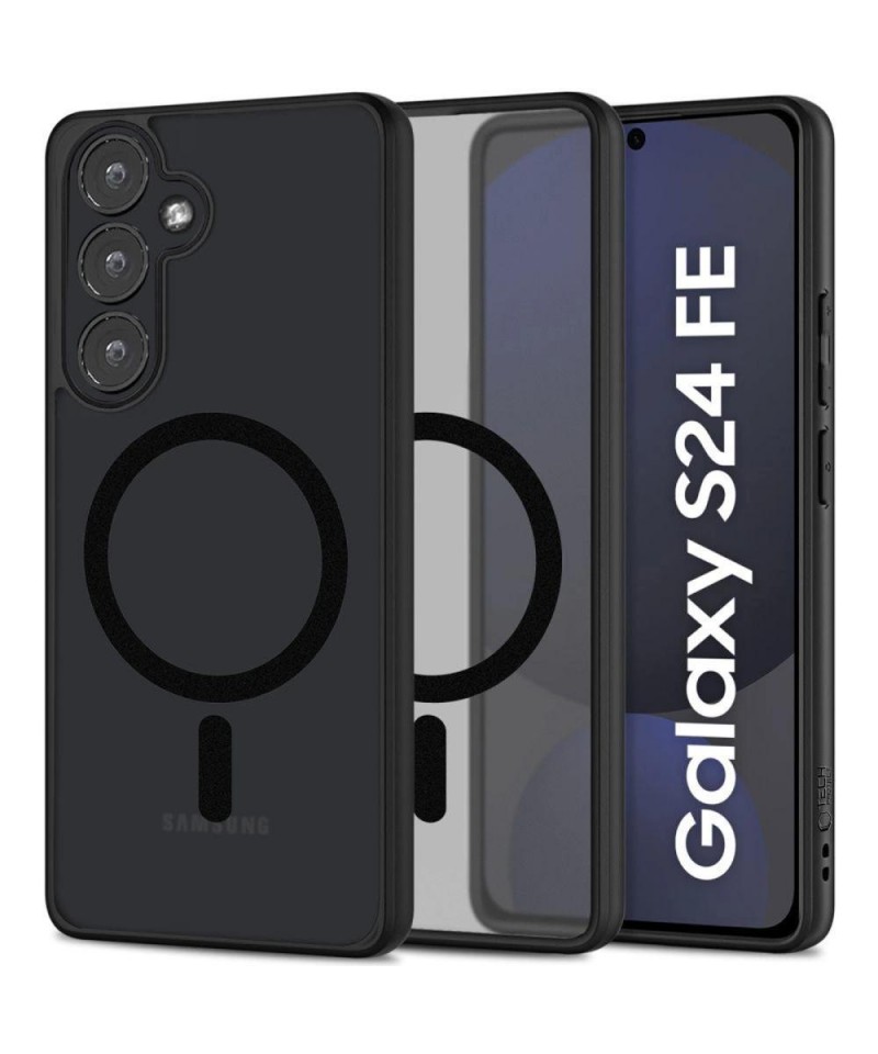 Tech-Protect MagMat MagSafe Case for Samsung Galaxy S24 FE - Black