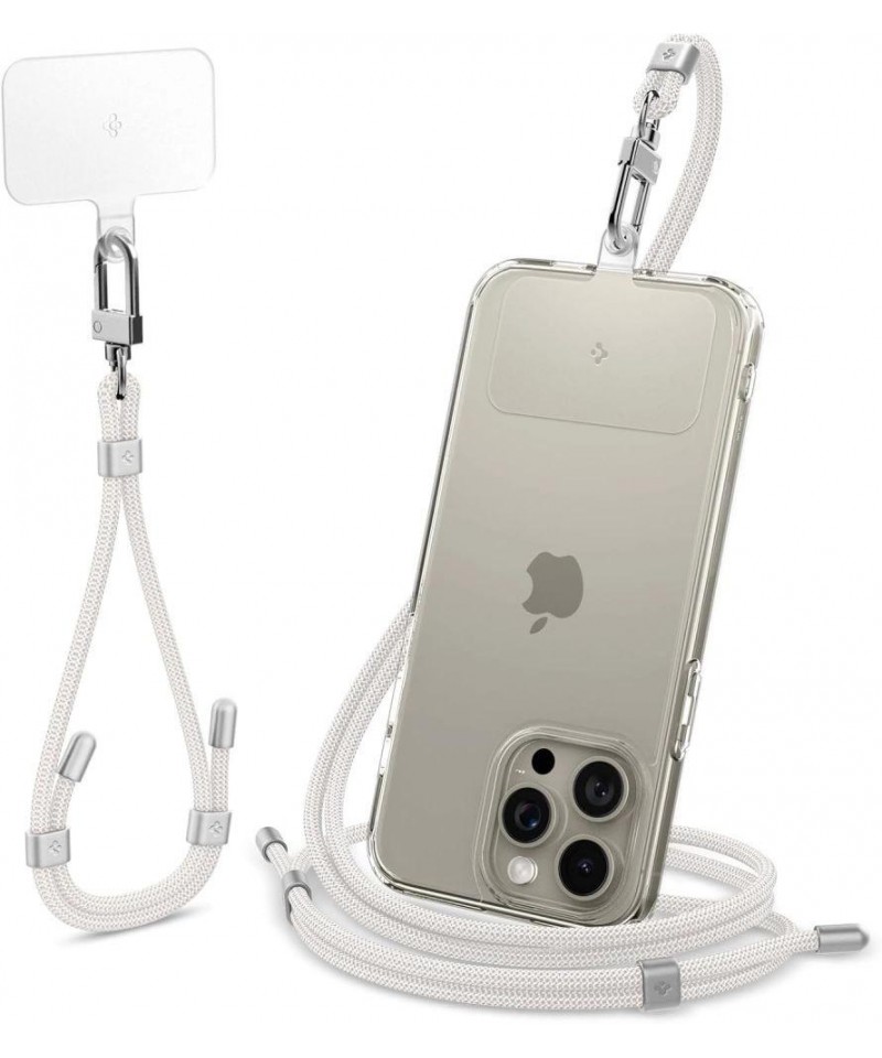 Spigen Universal Set Lanyard and Pendant - White
