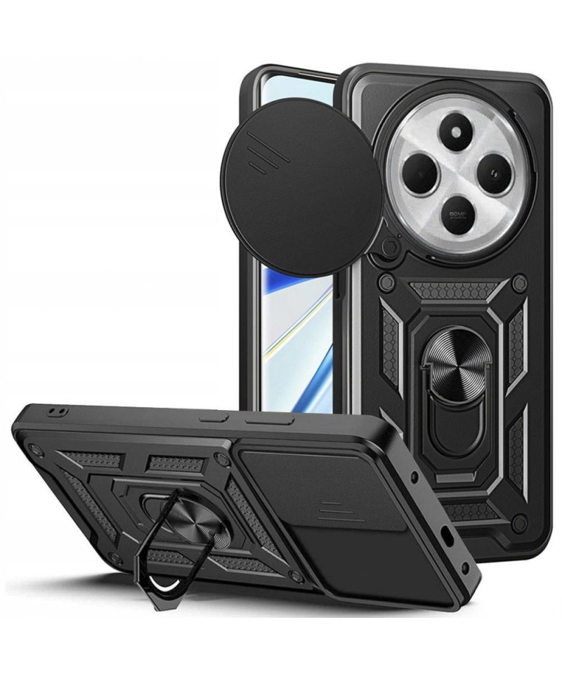 Tech-Protect CamShield Pro Case for Xiaomi Redmi 14C / Poco C75 - Black