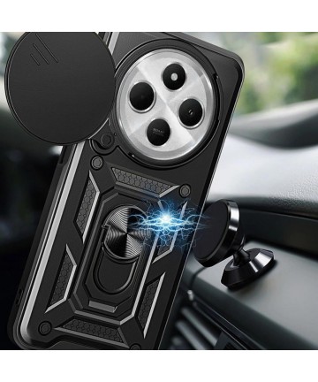 Tech-Protect CamShield Pro Case for Xiaomi Redmi 14C / Poco C75 - Black