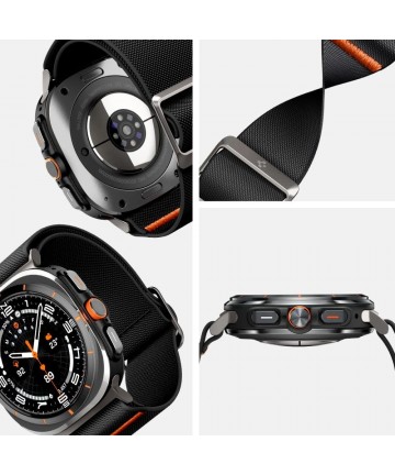 Spigen Fit Lite Strap for Galaxy Watch Ultra 47mm - Black
