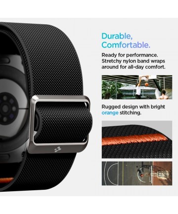 Spigen Fit Lite Strap for Galaxy Watch Ultra 47mm - Black