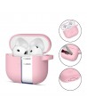 Tech-Protect Silicone Hook Case for AirPods 4 - Pink