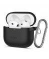 Tech-Protect Silicone Hook Case for AirPods 4 - Black