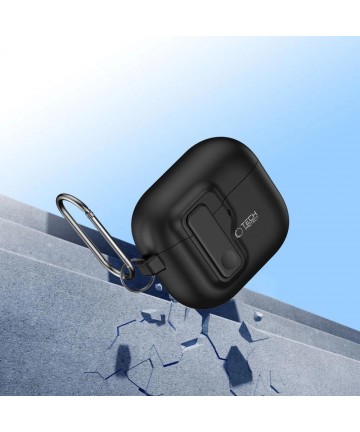 Tech-Protect Slim Hook Case for AirPods 4 - Black
