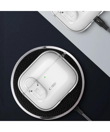 Tech-Protect Slim Hook Case for AirPods 4 - Clear