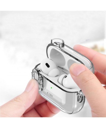 Tech-Protect Slim Hook Case for AirPods 1 / 2 - Clear