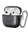 Tech-Protect Slim Hook Case for AirPods 4 - Black