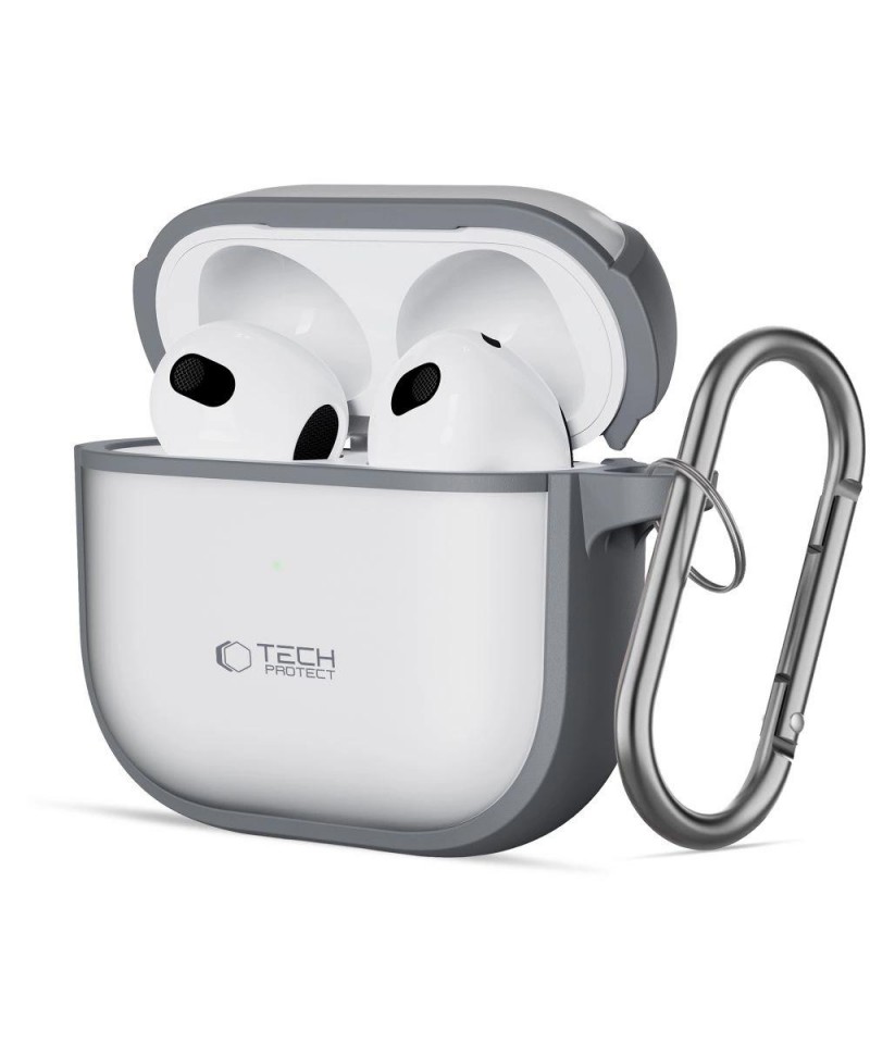 Tech-Protect Slim Hook Case for AirPods 4 - Gray