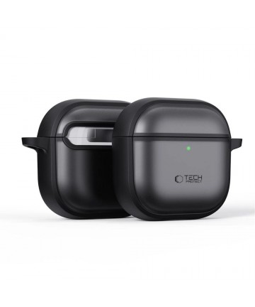 Tech-Protect Slim Hook Case for AirPods 4 - Black