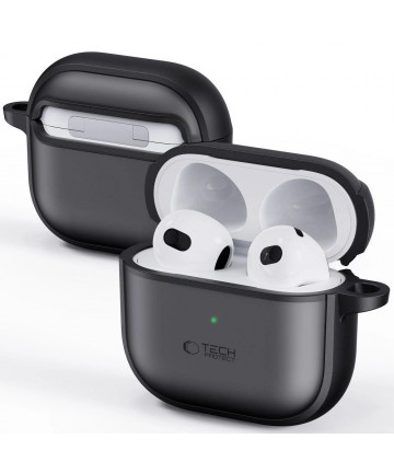 Tech-Protect Slim Hook Case for AirPods 4 - Black