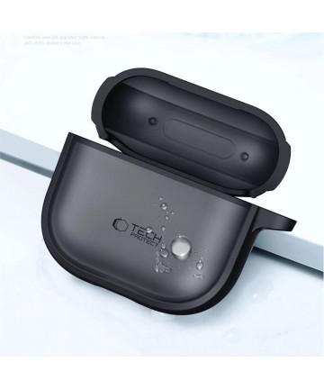 Tech-Protect Slim Hook Case for AirPods 4 - Black