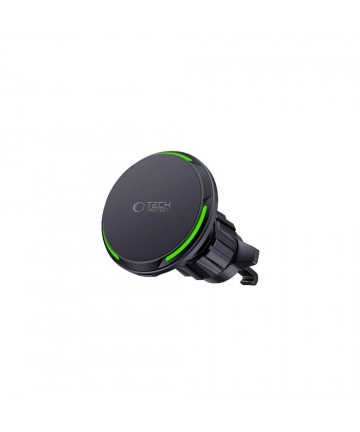 Tech-Protect MM15W-V7 QI2 Car Holder with Inductive Charger - Black